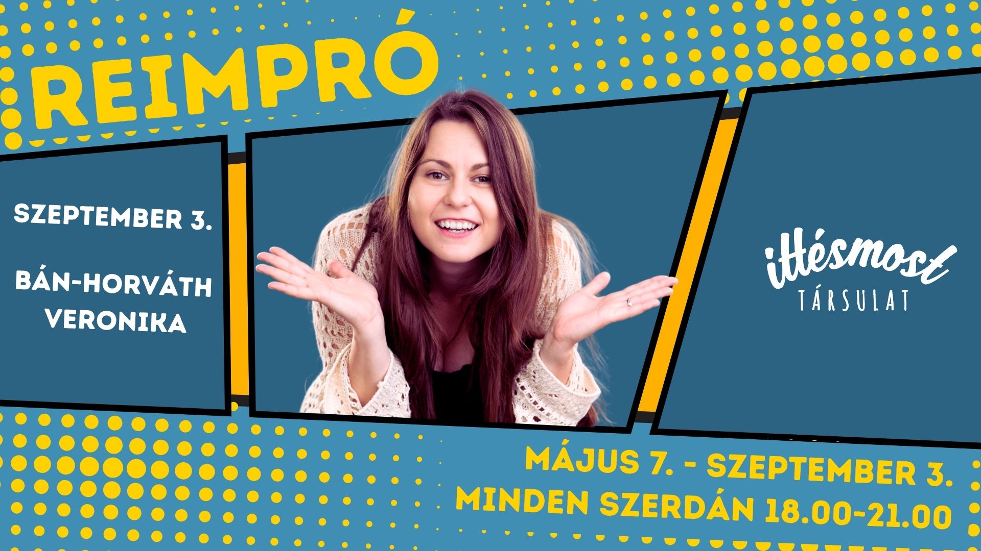Reimpro Itt és Most Társulat workshop Veronika 09.03 A kép az Illuziók improvizációs előadás borítóképe.