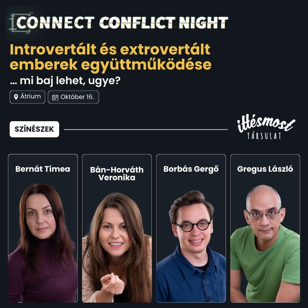 2025.10.16. Átrium Introvertált és extrovertált A kép az Illuziók improvizációs előadás borítóképe.
