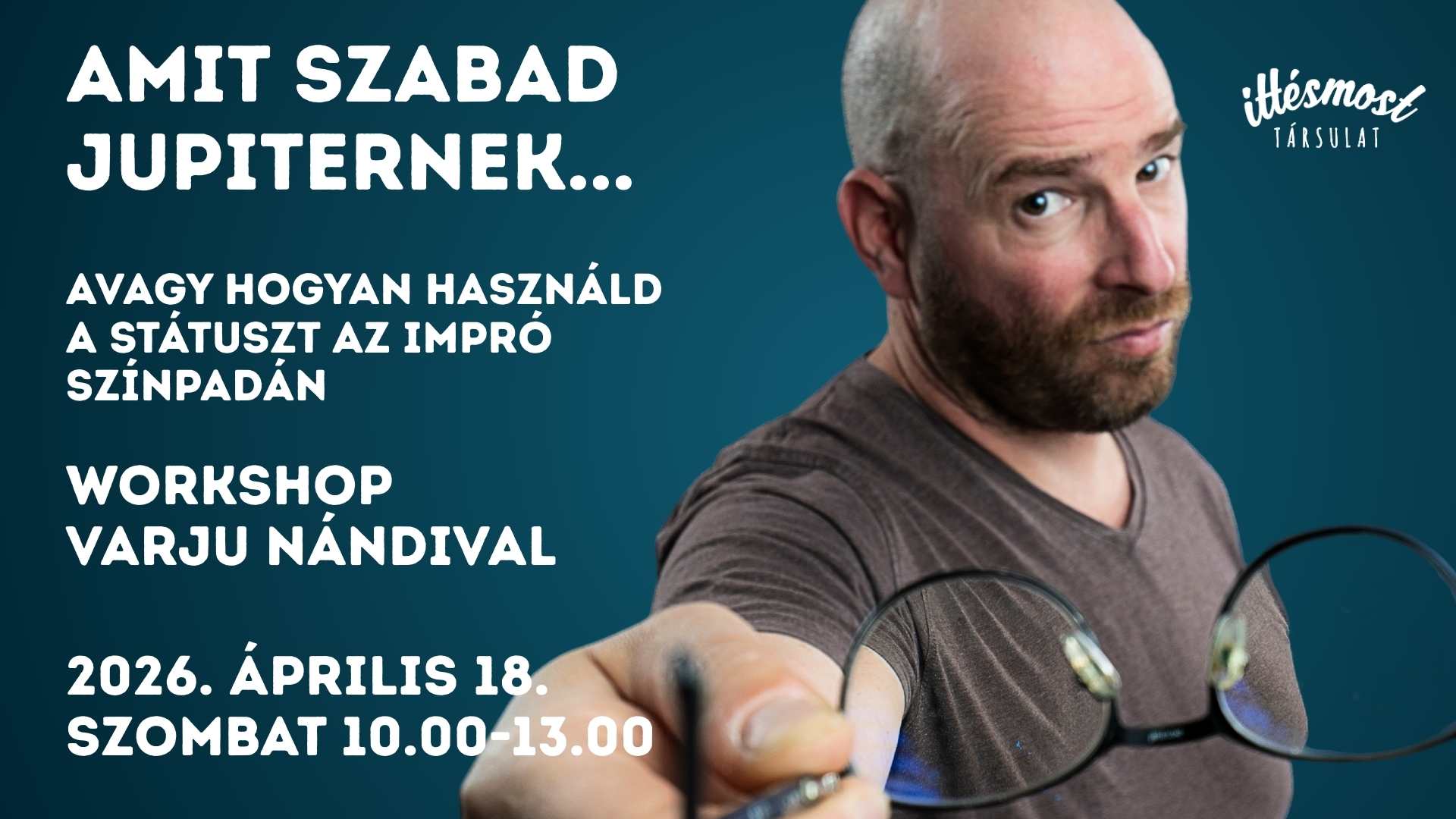 A kép az Illuziók improvizációs előadás borítóképe.